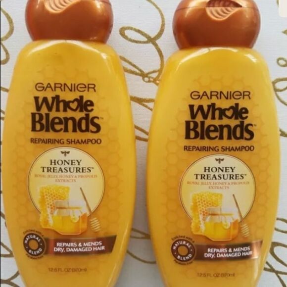 🛍️ set of 2 Garnier Whole Blends Repairing Shampoo 12.5FLOZ💥 - Picture 3 of 5